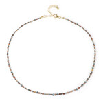 Fancy Diamond Silver Necklace