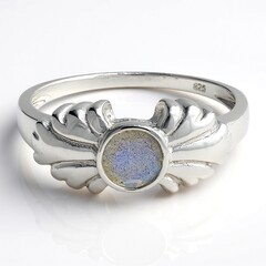 Anello in argento con Spectrolite
