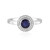 Madagascar Blue Sapphire Silver Ring
