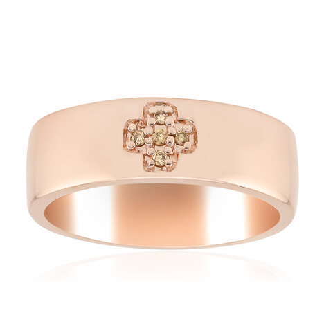 I1 Argyle-Rose de France-Brillant-Silberring (Annette)