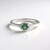 Anello in argento con Apatite Cromo