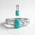 Anello in argento con Turchese Sleeping Beauty (Faszination Türkis)