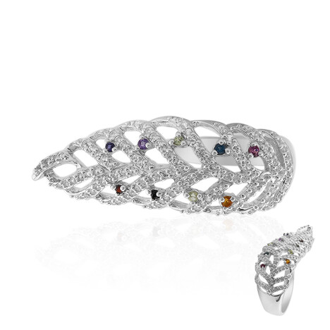 Anello in argento con Citrino