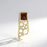 Ciondolo in oro con Zircone Champagne (Ornaments by de Melo)