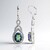 Orecchini in argento con Quarzo Mistico Blu