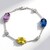 Bracciale in argento con Fluorite Cangiante