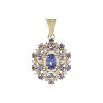 Ciondolo in oro con Tanzanite