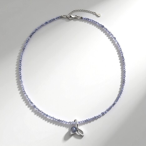 Collier en argent et Labradorite