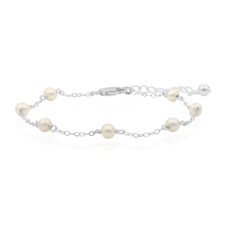 Bracciale in argento con Perla di Acqua Dolce
