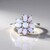 Anello in argento con Opale Australiano
