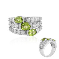 Anello in argento con Peridoto