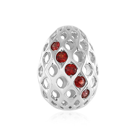 Ciondolo in argento con Rubino Tanzania (SAELOCANA)