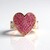 Anello in argento con Zaffiro Rosa (Gems en Vogue)