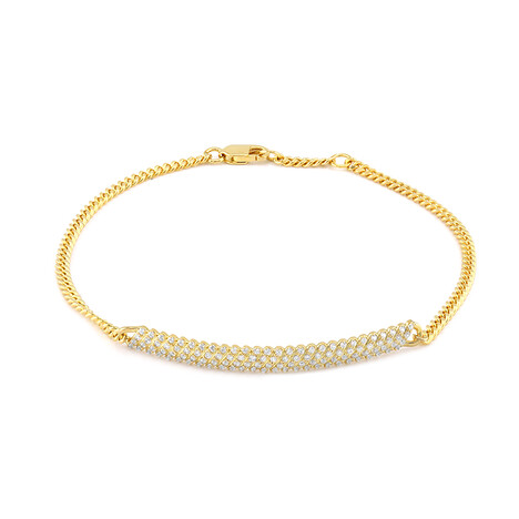 Zirkon-Silberarmband