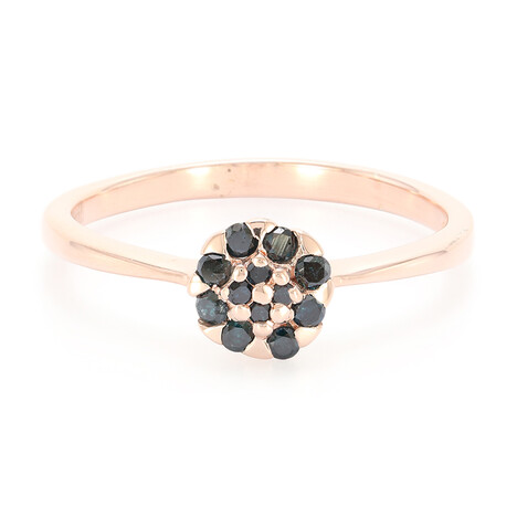 Fancy-Diamant-Silberring