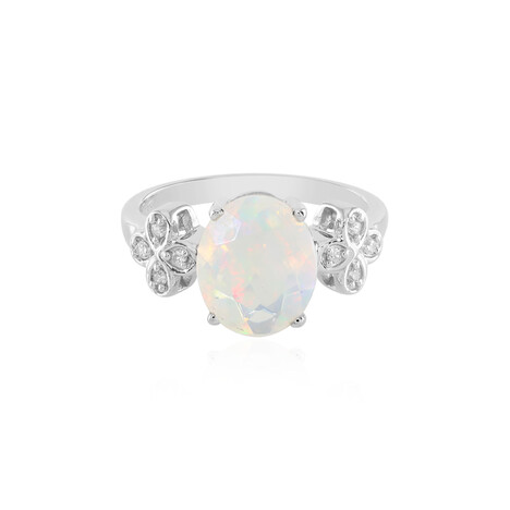 Bague en argent et Opale Welo