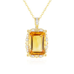 Collar en plata con Citrino