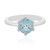 Sky Blue Topaz Silver Ring
