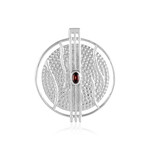 Ciondolo in argento con Zircone Rosa (MONOSONO COLLECTION)