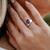 Zilveren ring met een Uruguay amethist (Pallanova)