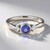 Anello in argento con Tanzanite
