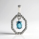 Ciondolo in argento con Zircone Ratanakiri