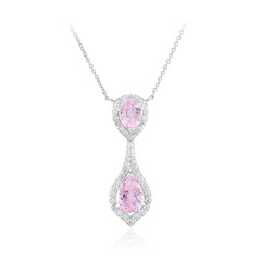 Collana in argento con Kunzite