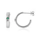 Boucles d'oreilles en or et Emeraude de Zambie AAA (de Melo)