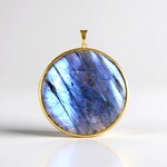 Pendentif en argent et Labradorite (Adela Silber)