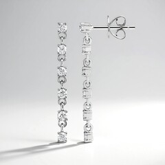 Orecchini in oro con Diamante IF (G) (de Melo Gold)