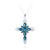 Collana in argento con Topazio Blu Londra