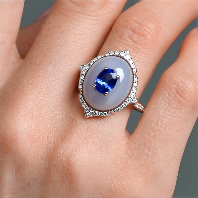 Bague en or et Tanzanite AAA (CIRARI)
