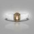 Anello in argento con Zircone Canarino