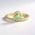 Anello in argento con Smeraldo Colombiano