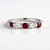 Bague en argent et Rubis de Tanzanie