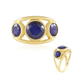 Blauer Madagaskar-Saphir-Silberring (de Melo Essence)