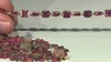 Zilveren armband met Birmese Robijnen (Gems en Vogue)