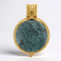 Ciondolo in argento con Fuchsite