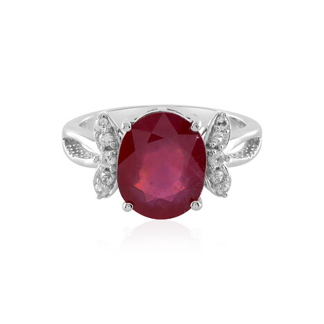 Bague en argent et Rubis de Bemainty