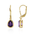 Amethyst-Silberohrringe