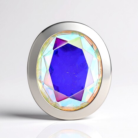Ciondolo in argento con Quarzo Moonlight (MONOSONO COLLECTION)