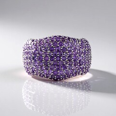 Anello in argento con Ametista (de Melo Essence)