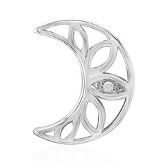 Zilveren aanhanger met Diamanten SI1 (G)