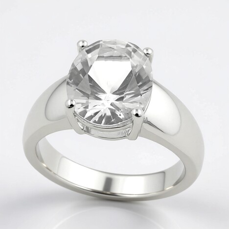 Anello in argento con Danburite
