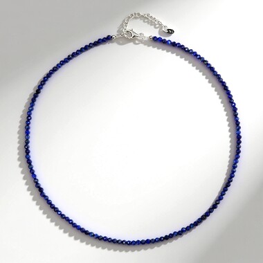 Naszyjnik ze srebra - Lapis lazuli