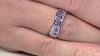 Bague en argent et Tanzanite