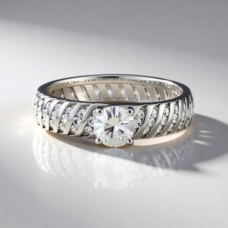 Anello in argento con Zircone (de Melo Essence)