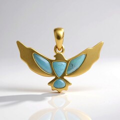 Ciondolo in argento con Larimar