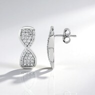 Pendientes en plata con Zircón