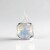 Pendentif en platine et Opale Welo